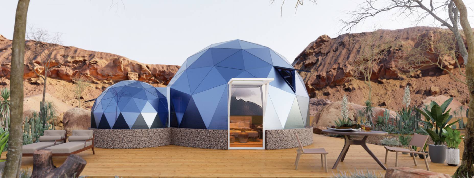 南召县球形智能光伏玻璃星空房